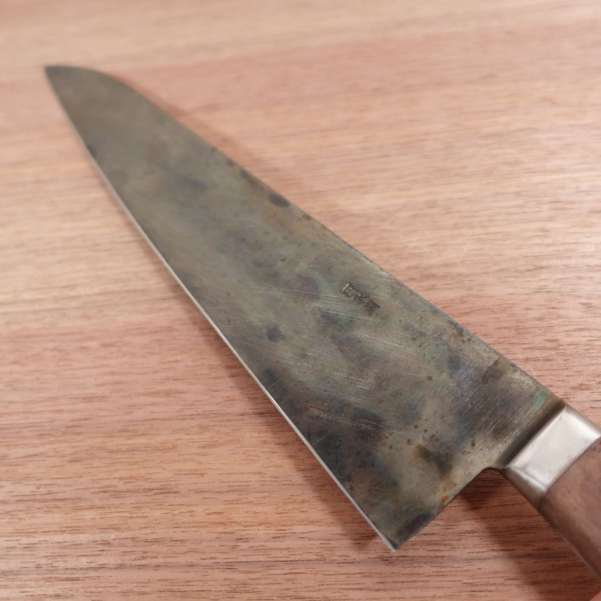 Tadanaga Chef's Knife, Sharpened, Black Oxide Finish, Carbon Steel, Japanese Steel, All-Purpose Knife, 300mm
