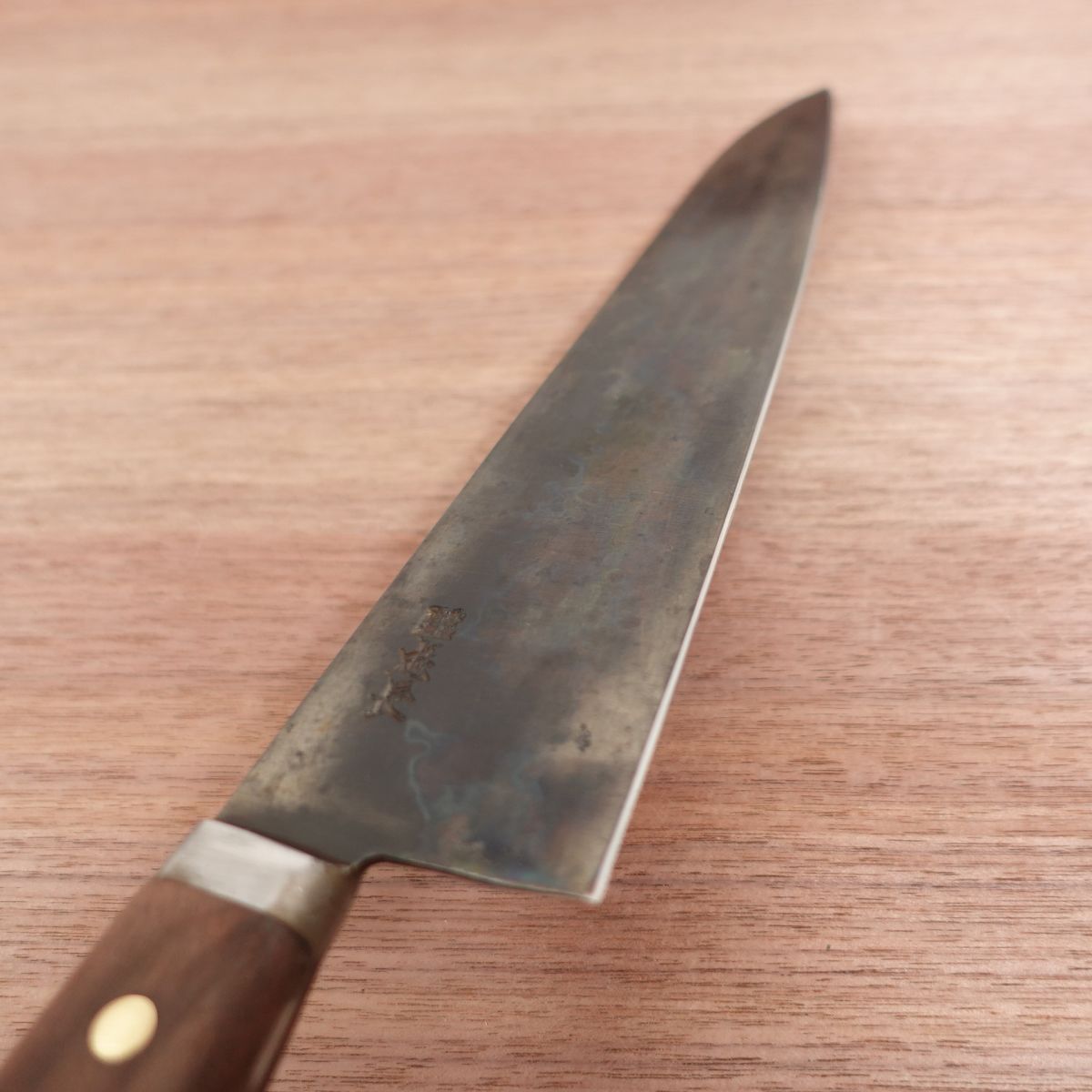 Tadanaga Chef's Knife, Sharpened, Black Oxide Finish, Carbon Steel, Japanese Steel, All-Purpose Knife, 300mm