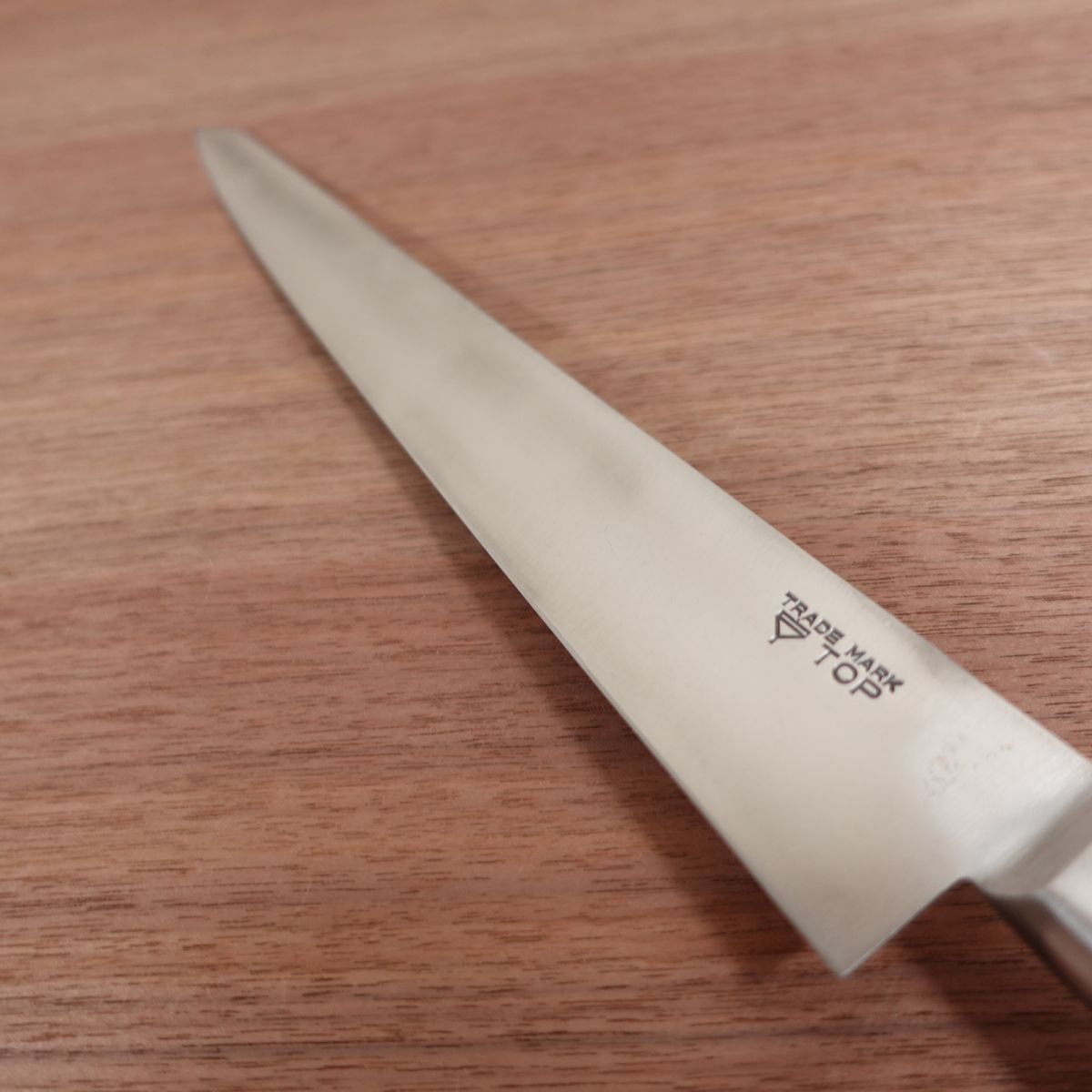 Komatop Sujihiki Knife, Sharpened, Slim Gyuto, Slicer, Carbon Steel, TOP, Koma, TRADE MARK, Unused Stored Item, 270mm