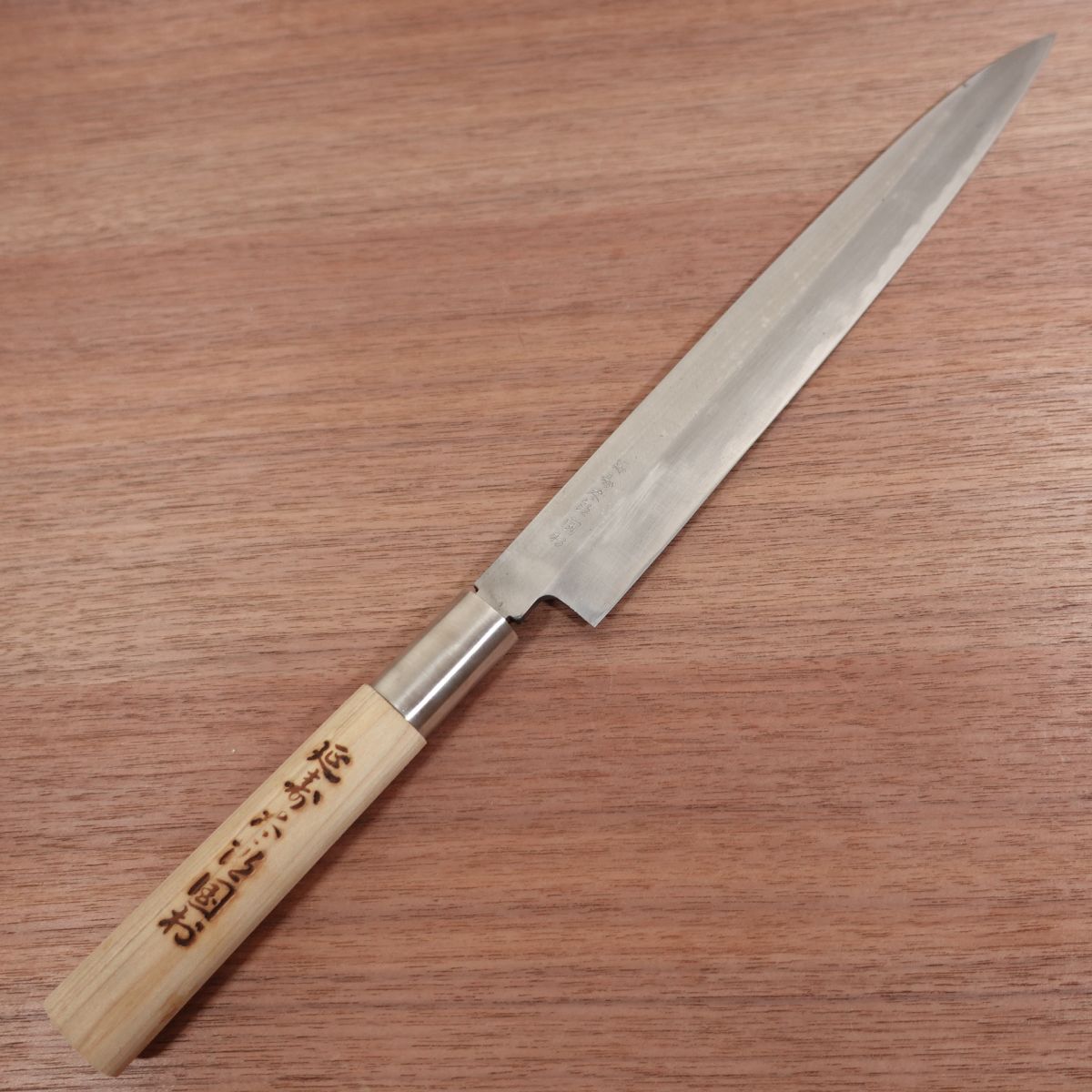 Enjutaro Kunimura Yanagiba Knife, Sharpened, Sashimi Knife, Carbon Steel, Nearly Unused, 275mm