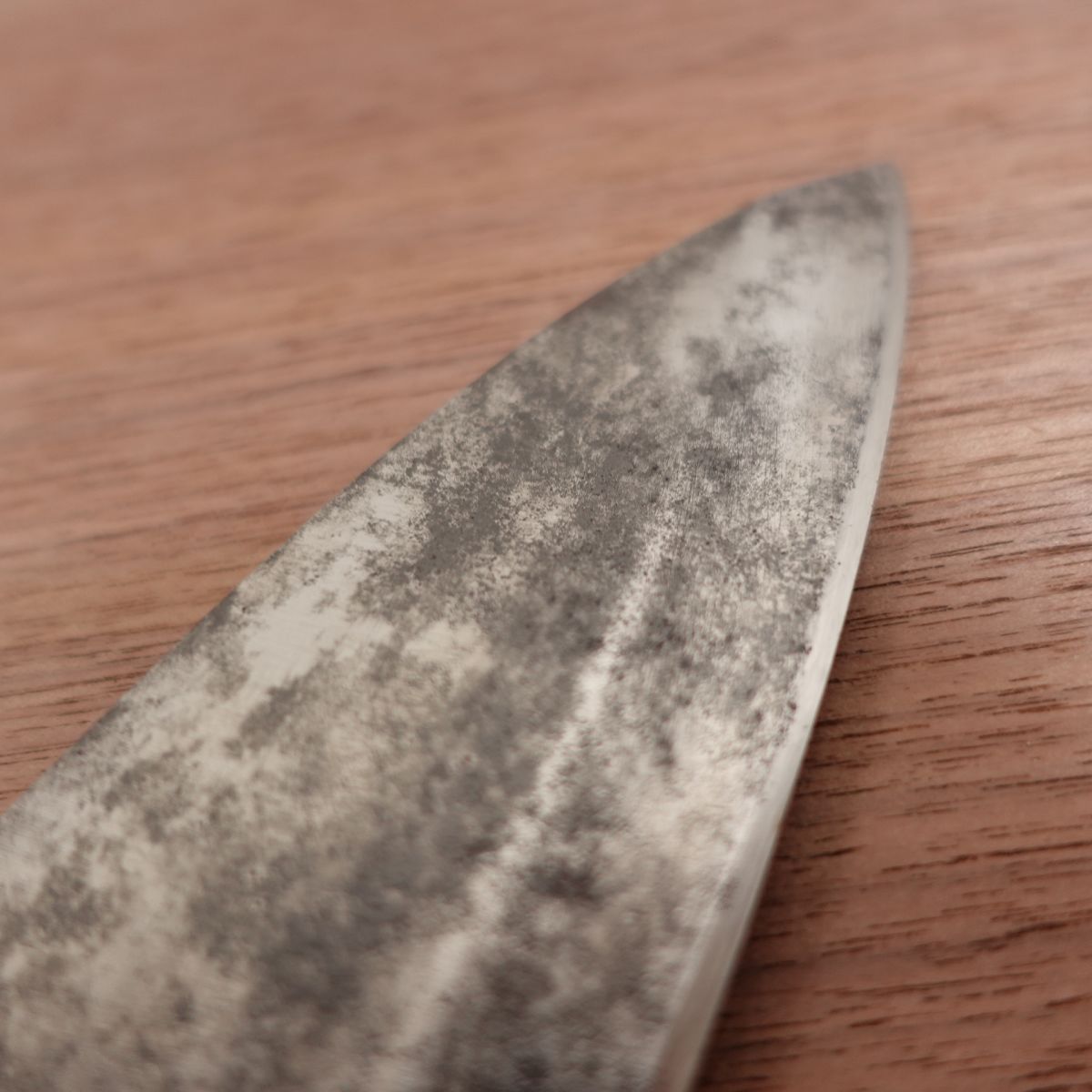 Sakai Ichiyoshi Deba Knife, Sharpened, Large Deba, Carbon Steel, Single Bevel, Heavy Rust, 185mm
