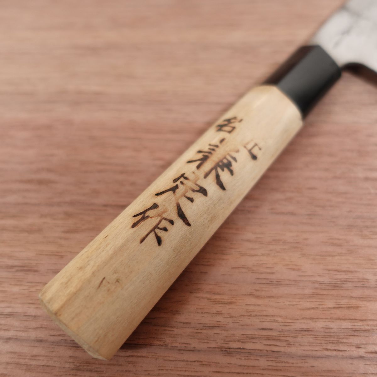 Kanesada Funayuki Knife, Sharpened, Ai-Deba, Master Kanesada, Thin Blade, Carbon Steel, Single Bevel, 160mm