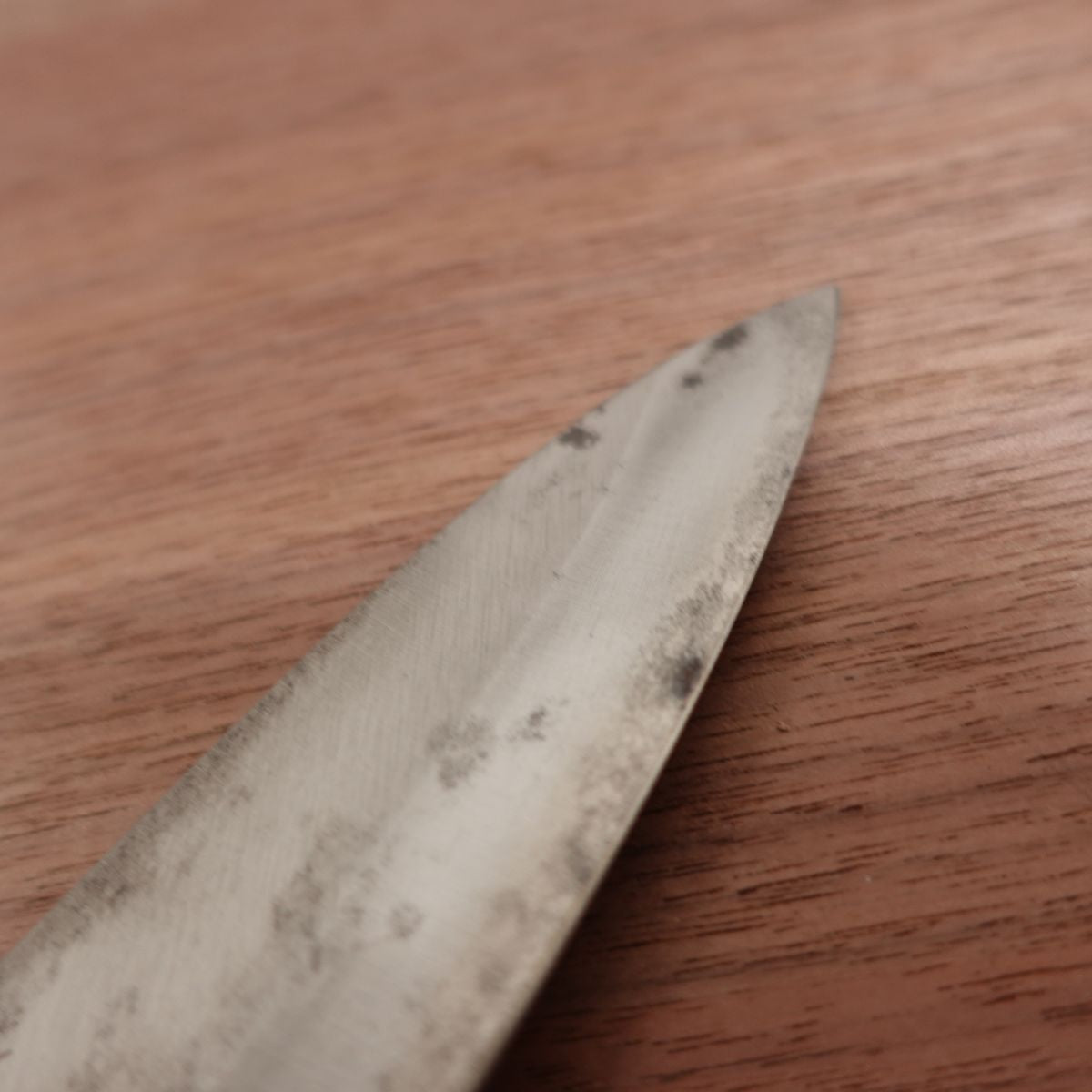 Kanesada Funayuki Knife, Sharpened, Ai-Deba, Master Kanesada, Thin Blade, Carbon Steel, Single Bevel, 160mm