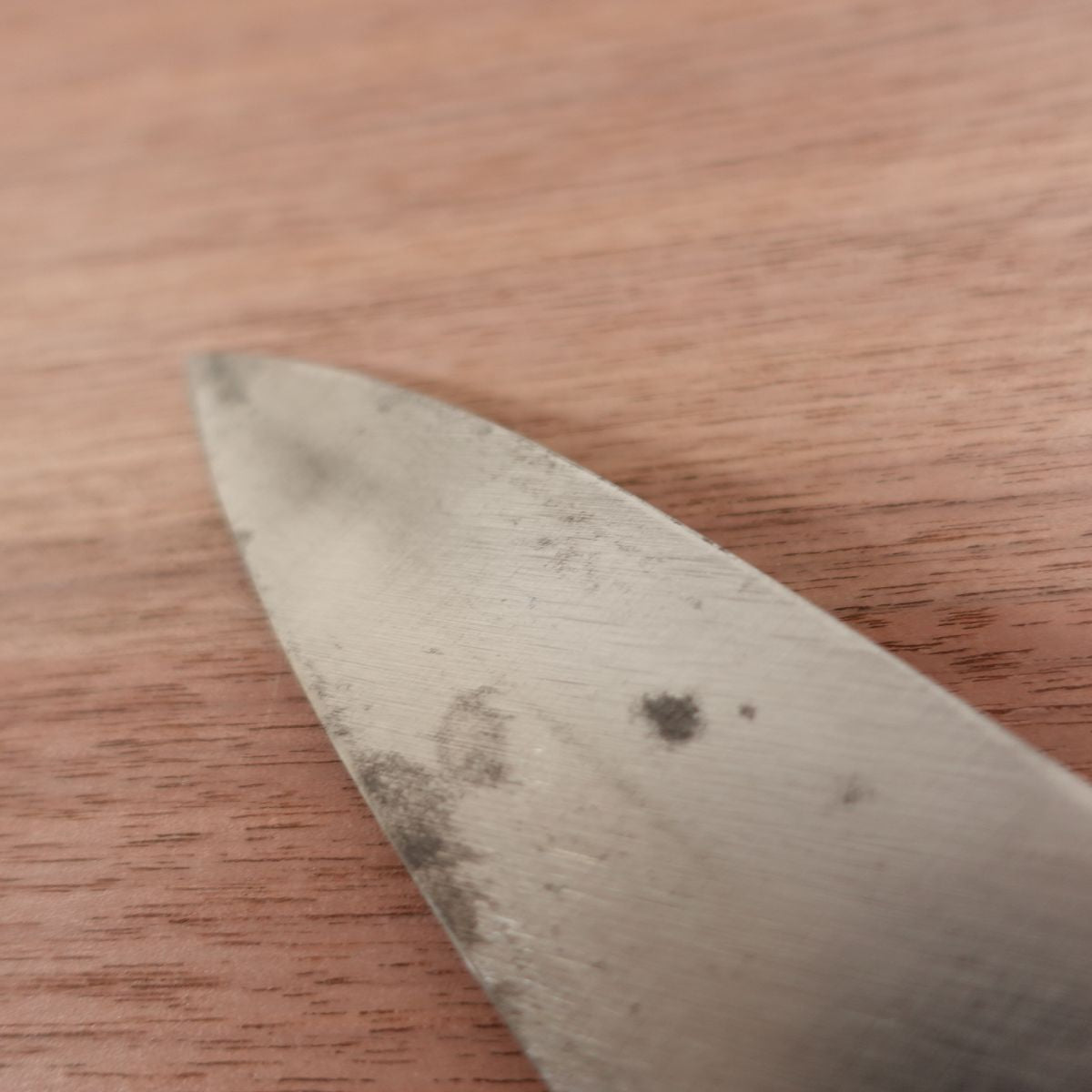 Kanesada Funayuki Knife, Sharpened, Ai-Deba, Master Kanesada, Thin Blade, Carbon Steel, Single Bevel, 160mm