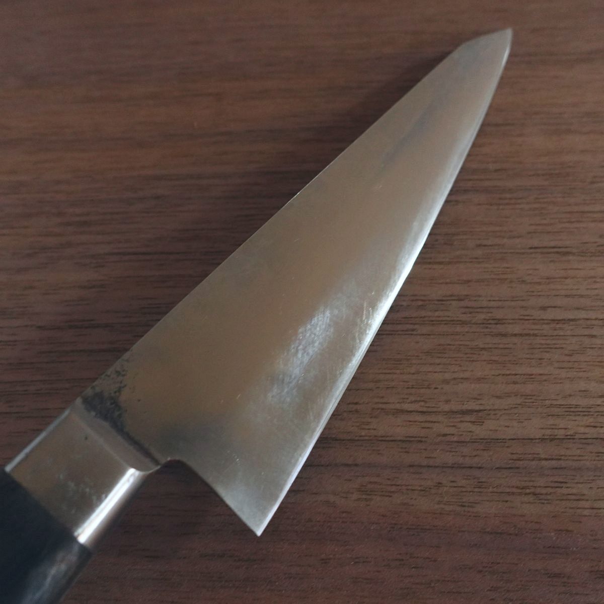 Yamato Takeru Honesuki Knife, Sharpened, INOX Stainless Steel, Sabaki, Garasuki, Double-Edged, Thick Blade, 145mm