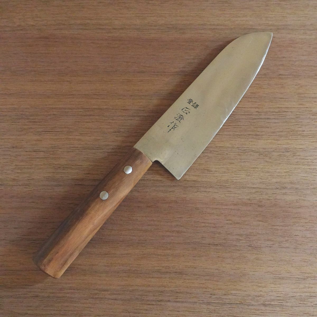 Masazumi Santoku Knife, Sharpened, Stainless Steel, All-Purpose Knife, 170mm
