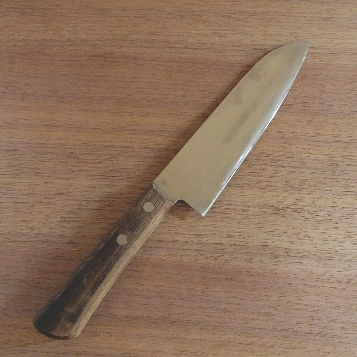 Masazumi Santoku Knife, Sharpened, Hon-Warikomi, All-Purpose Knife, 160mm
