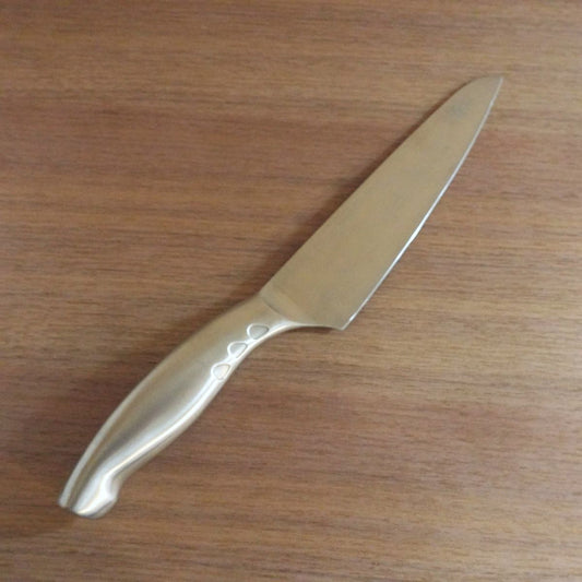 Seki Magoroku Gyuto Knife, Sharpened, Shoso Series, All Stainless Steel, Engraving Faded, 185mm