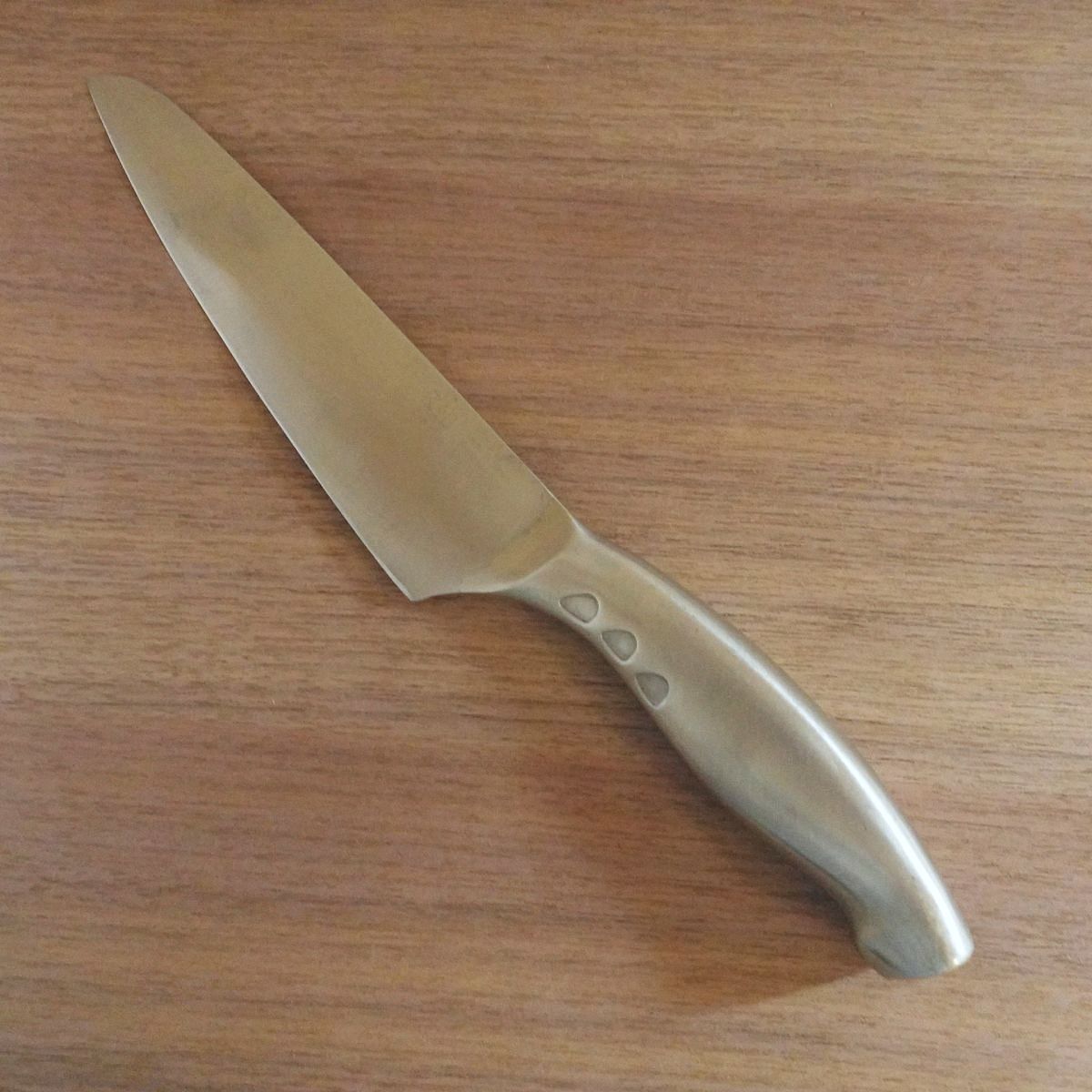 Seki Magoroku Gyuto Knife, Sharpened, Shoso Series, All Stainless Steel, Engraving Faded, 185mm