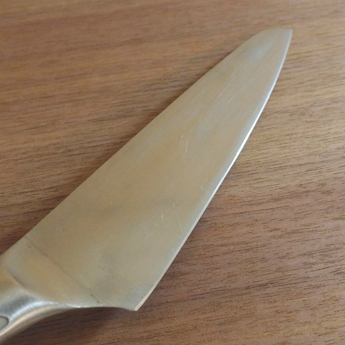 Seki Magoroku Gyuto Knife, Sharpened, Shoso Series, All Stainless Steel, Engraving Faded, 185mm