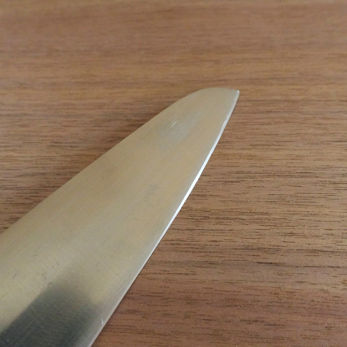 Seki Magoroku Gyuto Knife, Sharpened, Shoso Series, All Stainless Steel, Engraving Faded, 185mm