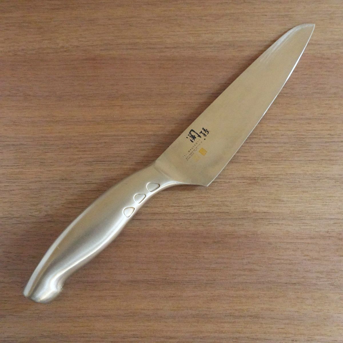 Seki Magoroku Gyuto Knife, Sharpened, Shoso Series, All Stainless Steel, 185mm