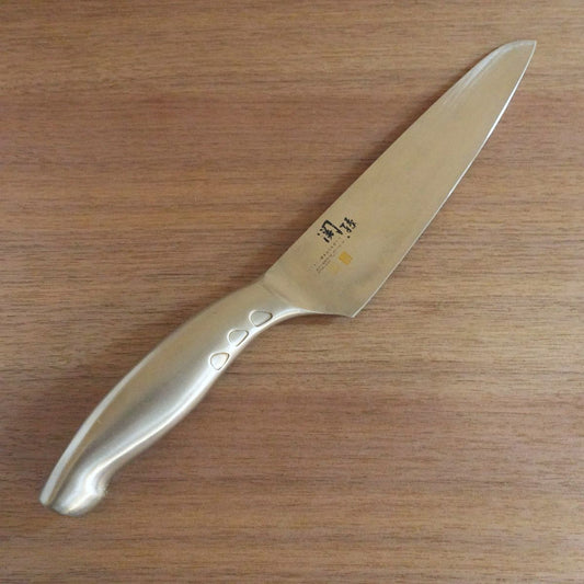 Seki Magoroku Gyuto Knife, Sharpened, Shoso Series, All Stainless Steel, 185mm