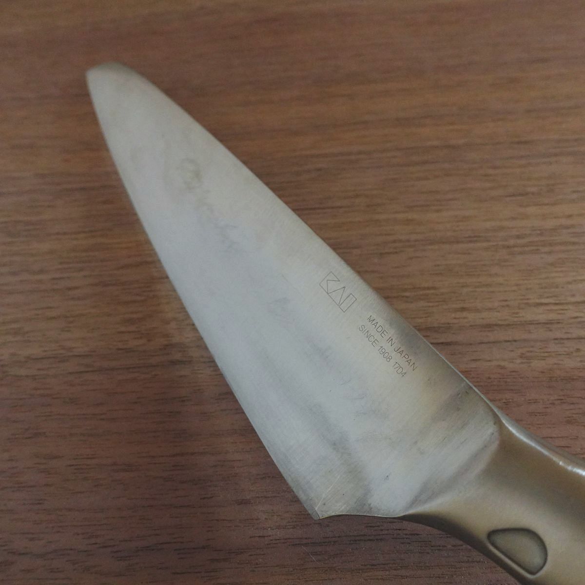 Seki Magoroku Gyuto Knife, Sharpened, Shoso Series, All Stainless Steel, 185mm