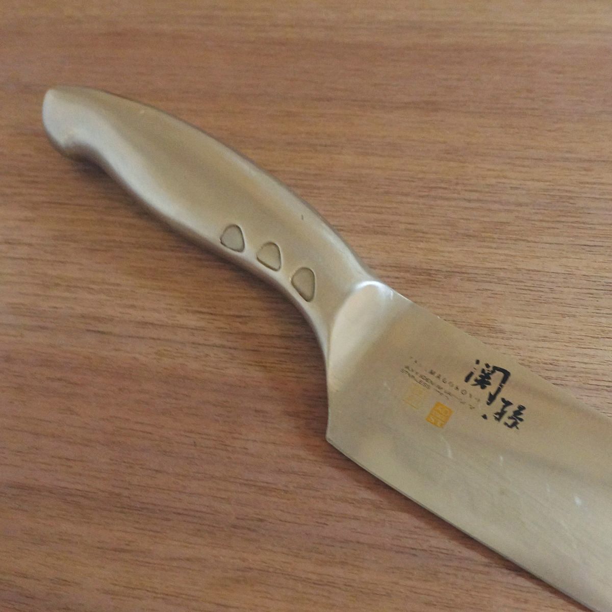Seki Magoroku Gyuto Knife, Sharpened, Shoso Series, All Stainless Steel, 185mm