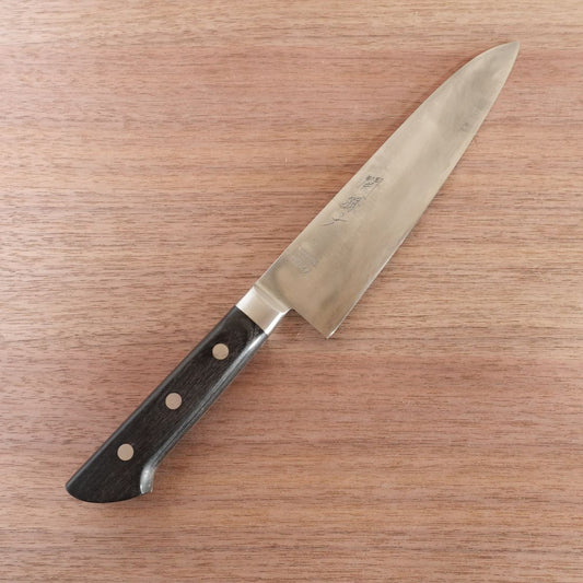 Seki Magoroku Gyuto Knife, Sharpened, PM High-Speed Steel, Warikomi, All-Purpose Knife, 180mm