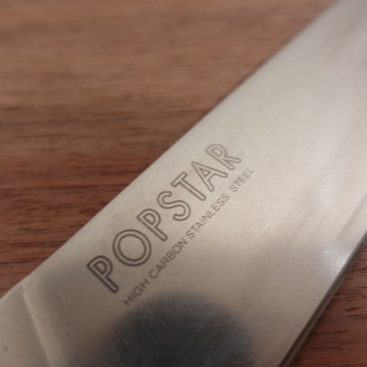 POPSTAR Santoku Knife, Sharpened, All Stainless Steel, All-Purpose Knife, 180mm