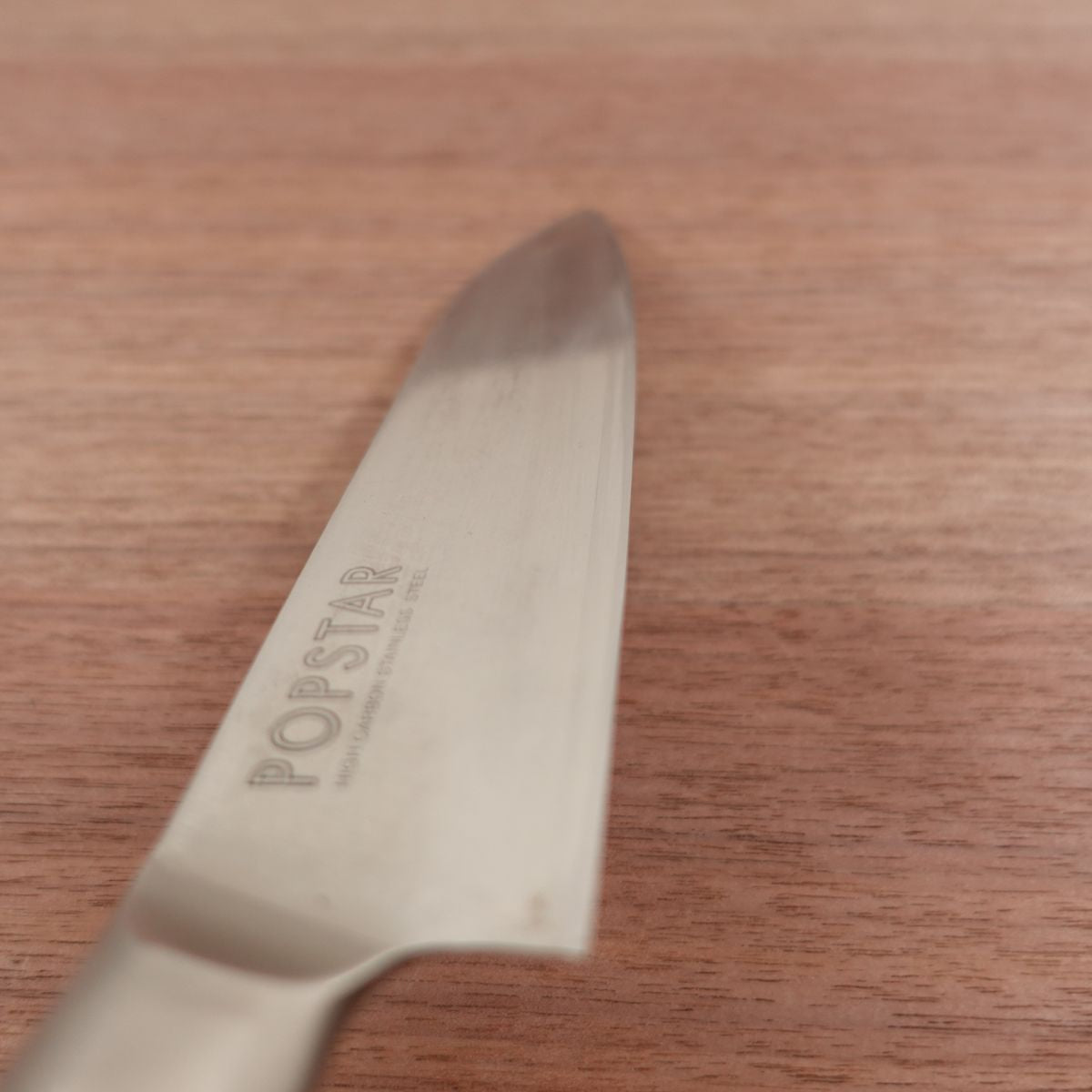 POPSTAR Santoku Knife, Sharpened, All Stainless Steel, All-Purpose Knife, 180mm