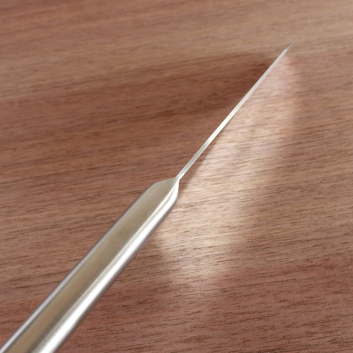Mere Pere Santoku Knife, Sharpened, Cat Design, All Stainless Steel, All-Purpose Knife, 165mm