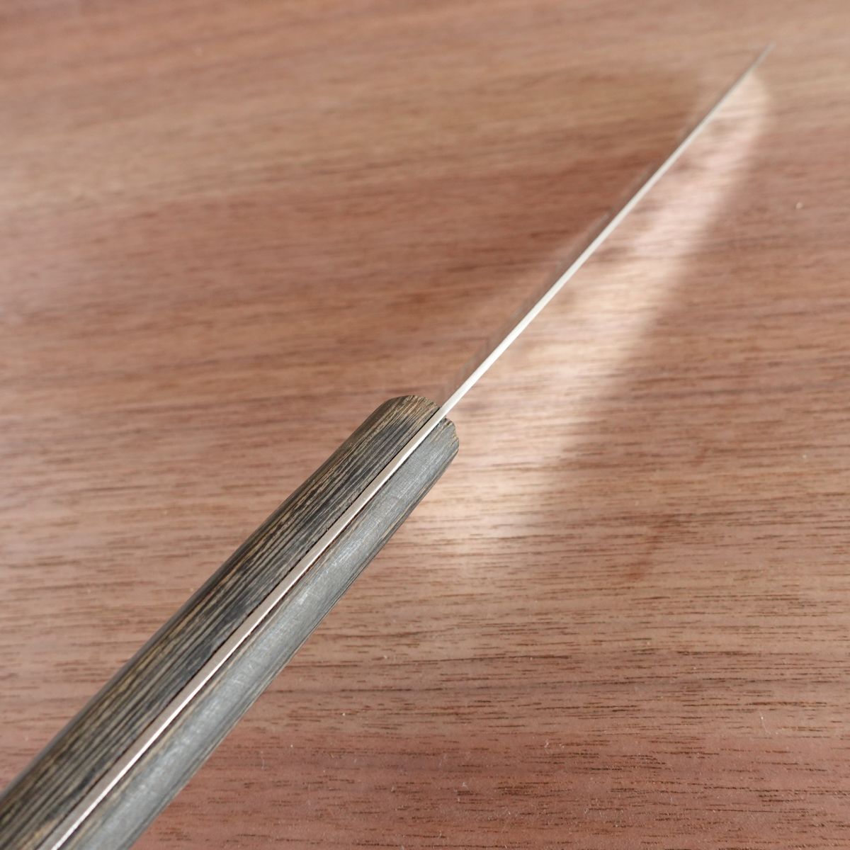 TS Madam Santoku Knife, Sharpened, Molybdenum Steel, Perforated Stainless Steel, 170mm