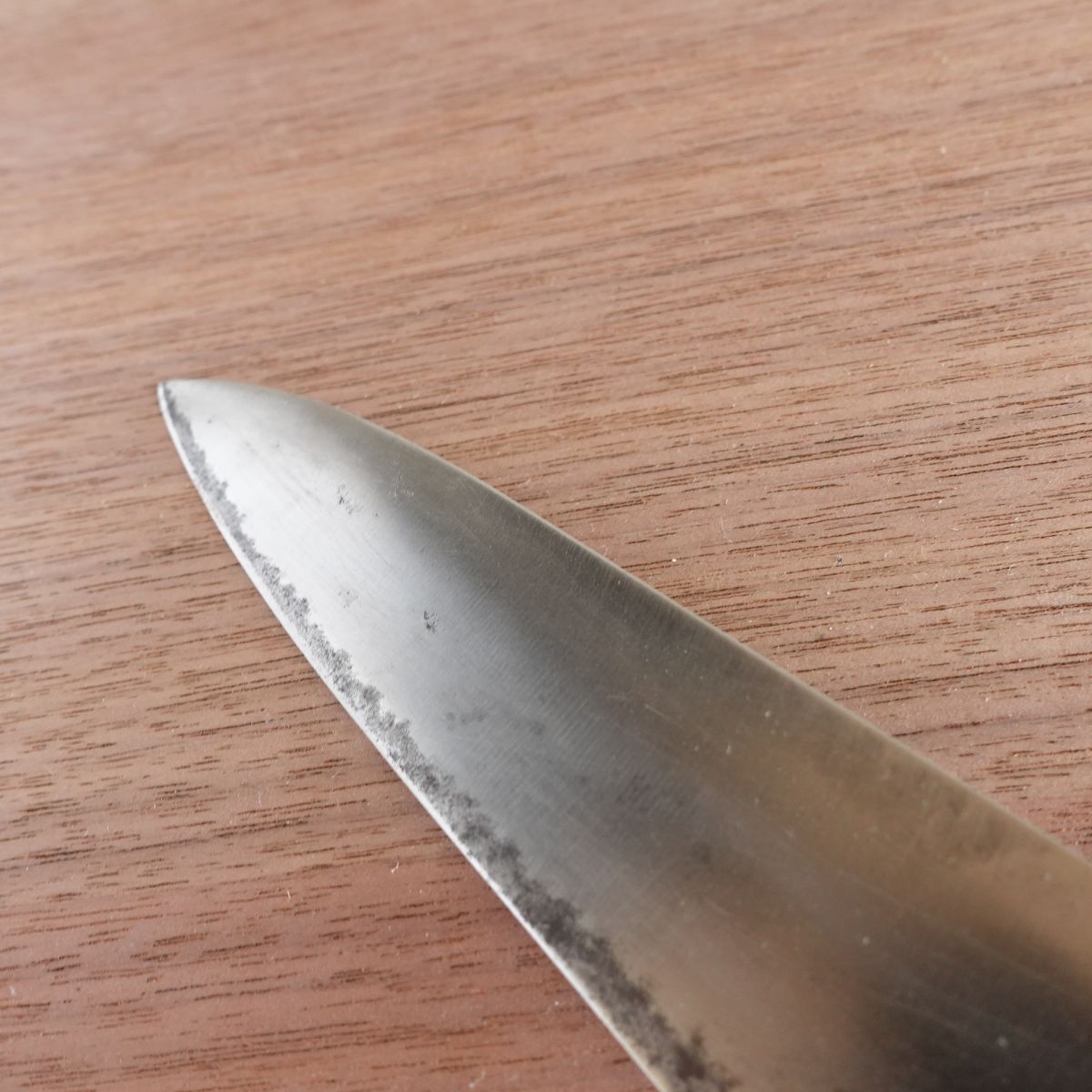Mino Seki Gyuto Knife, Sharpened, Hon-Warikomi Stainless Clad, 200mm