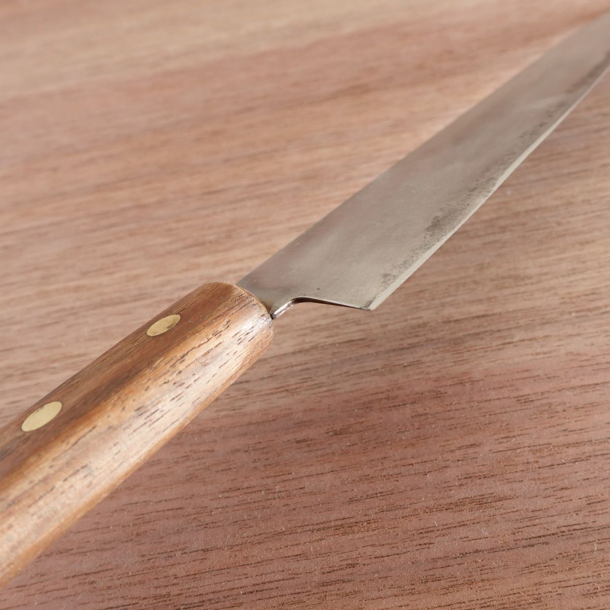 Mino Seki Gyuto Knife, Sharpened, Hon-Warikomi Stainless Clad, 200mm