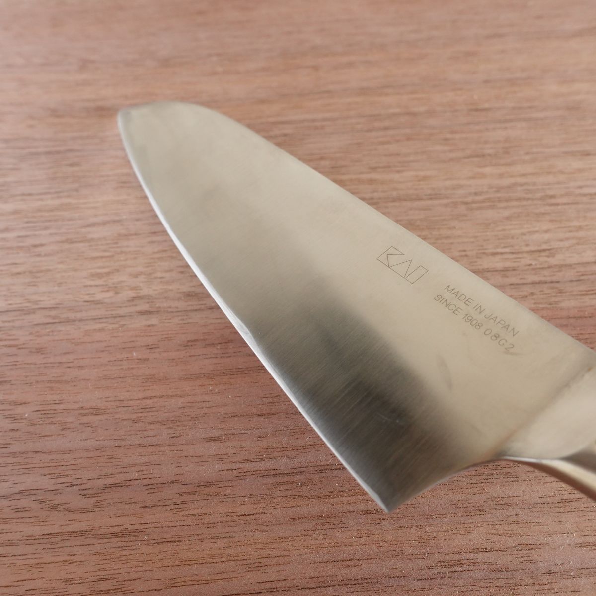 Seki Magoroku Santoku Knife, Sharpened, Shoso, All Stainless Steel, 165mm