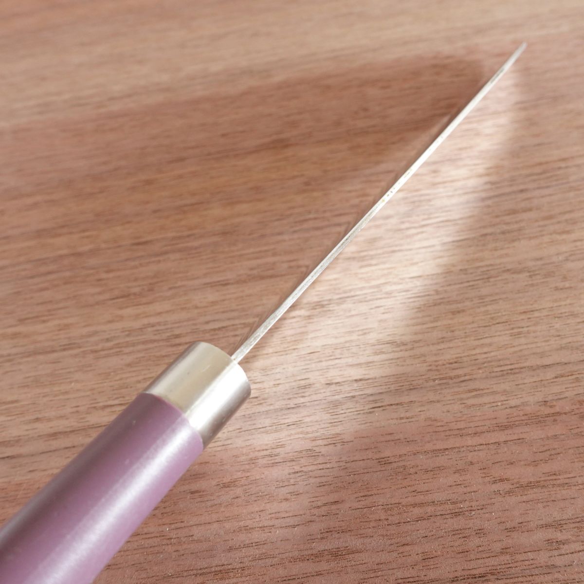 Ginga Komachi Santoku Knife, Sharpened, Purple, Kai Corporation, 185mm