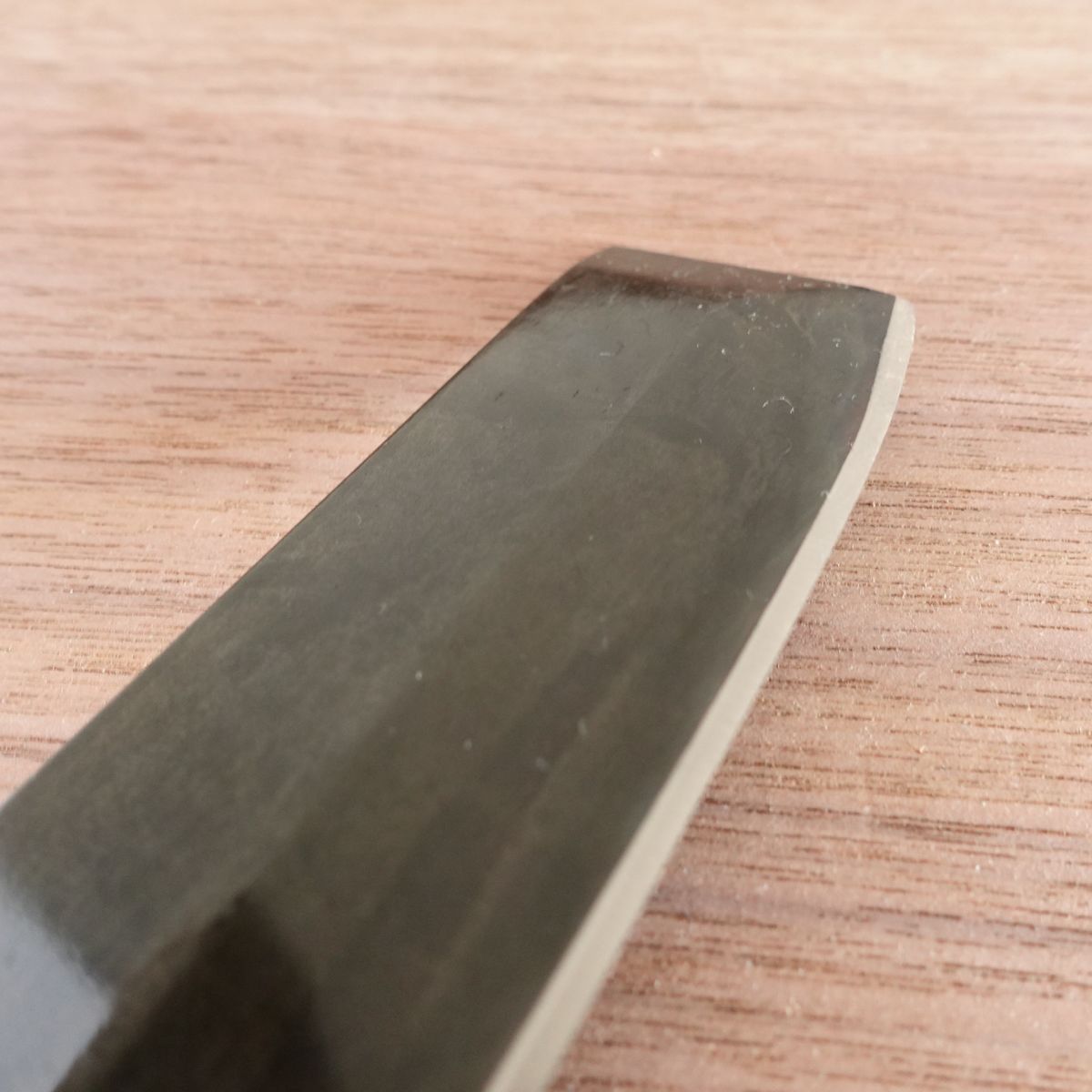 [HYPER REBORN] Kanematsu Usuba Knife, Sharpened, Black Oxide Finish, Water Buffalo Handle, Single Bevel, Yasuki Steel, 210mm