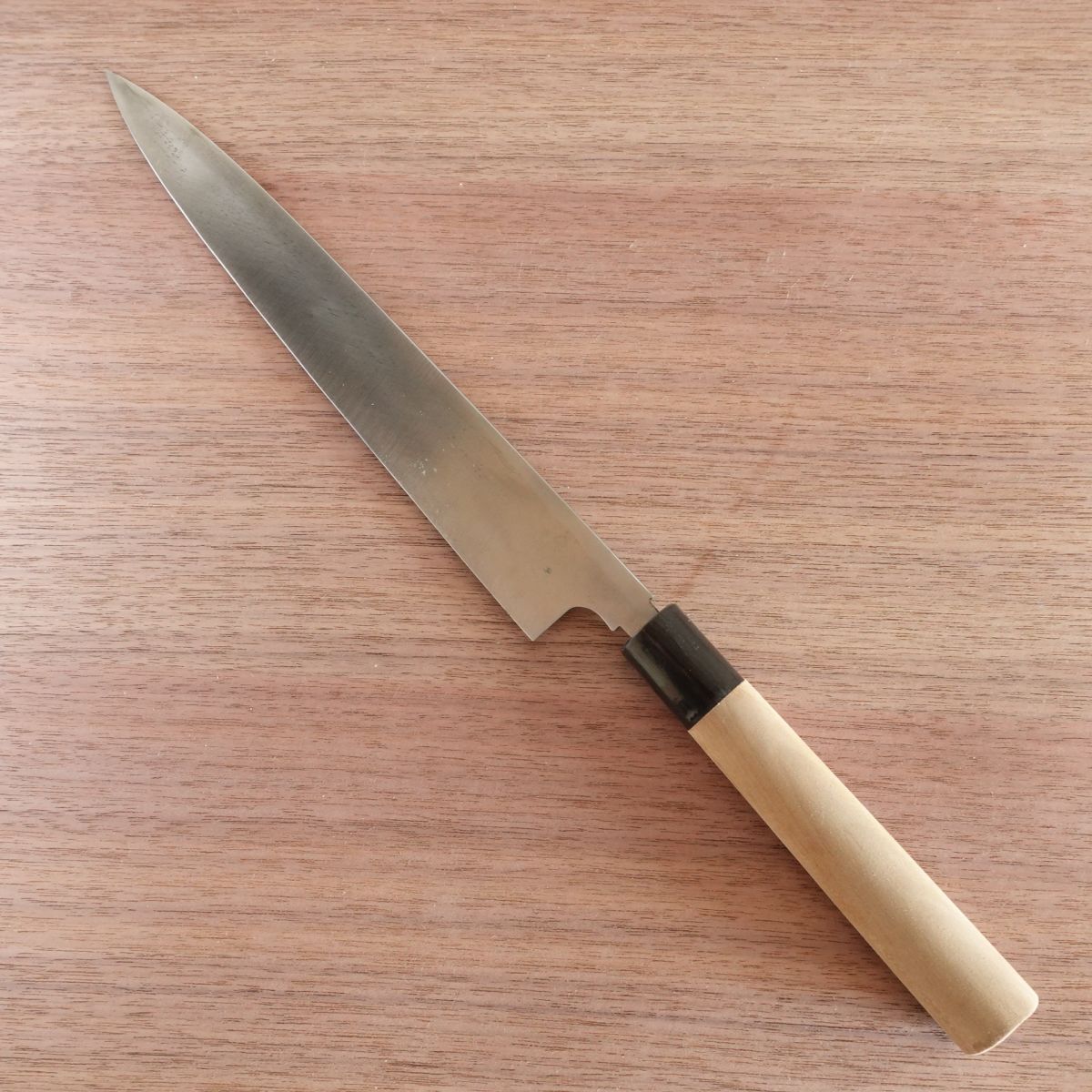Sugimoto Yanagiba Knife, Sharpened, Water Buffalo Handle, Sashimi Knife, Nearly Unused Stored Item, 245mm