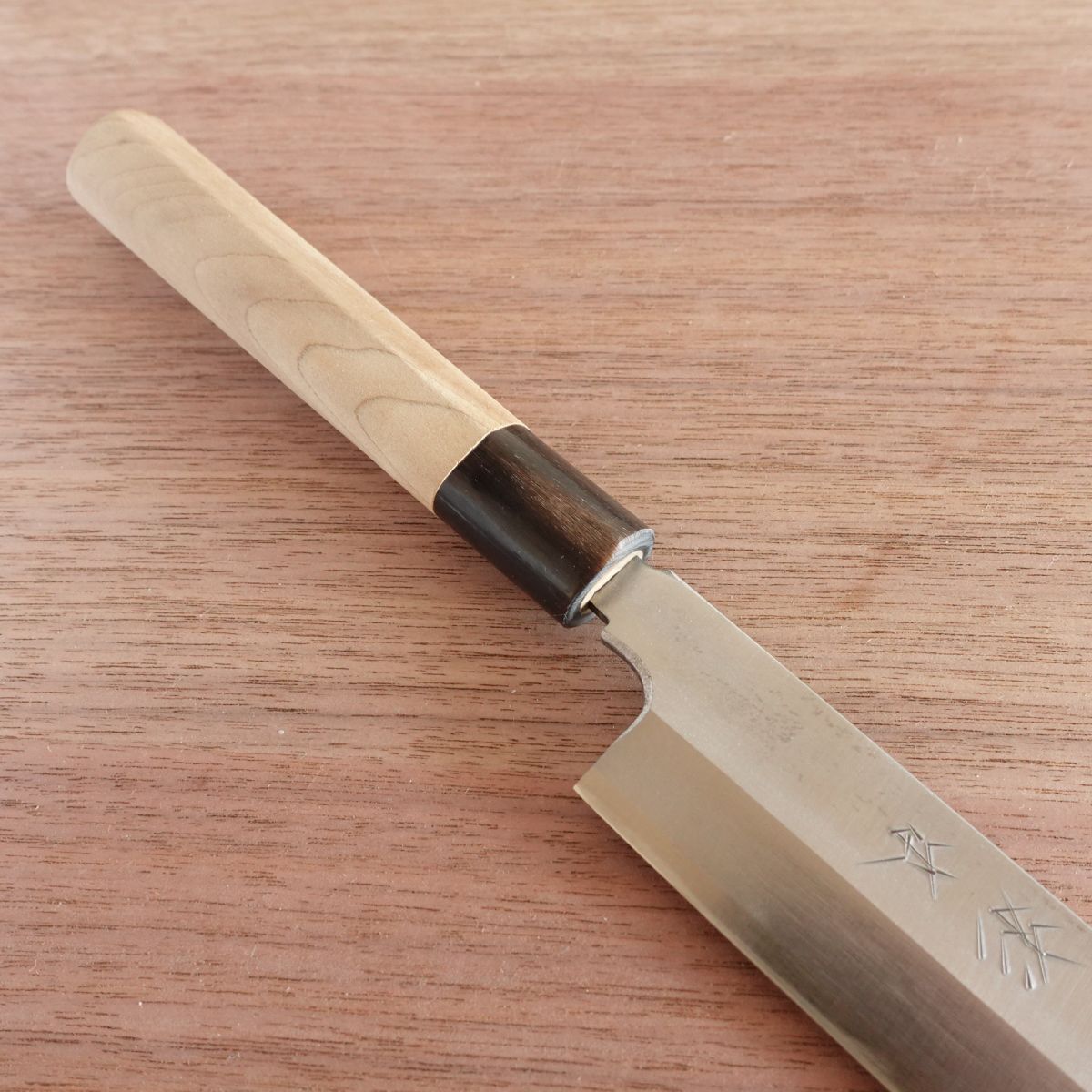 Sugimoto Yanagiba Knife, Sharpened, Water Buffalo Handle, Sashimi Knife, Nearly Unused Stored Item, 245mm