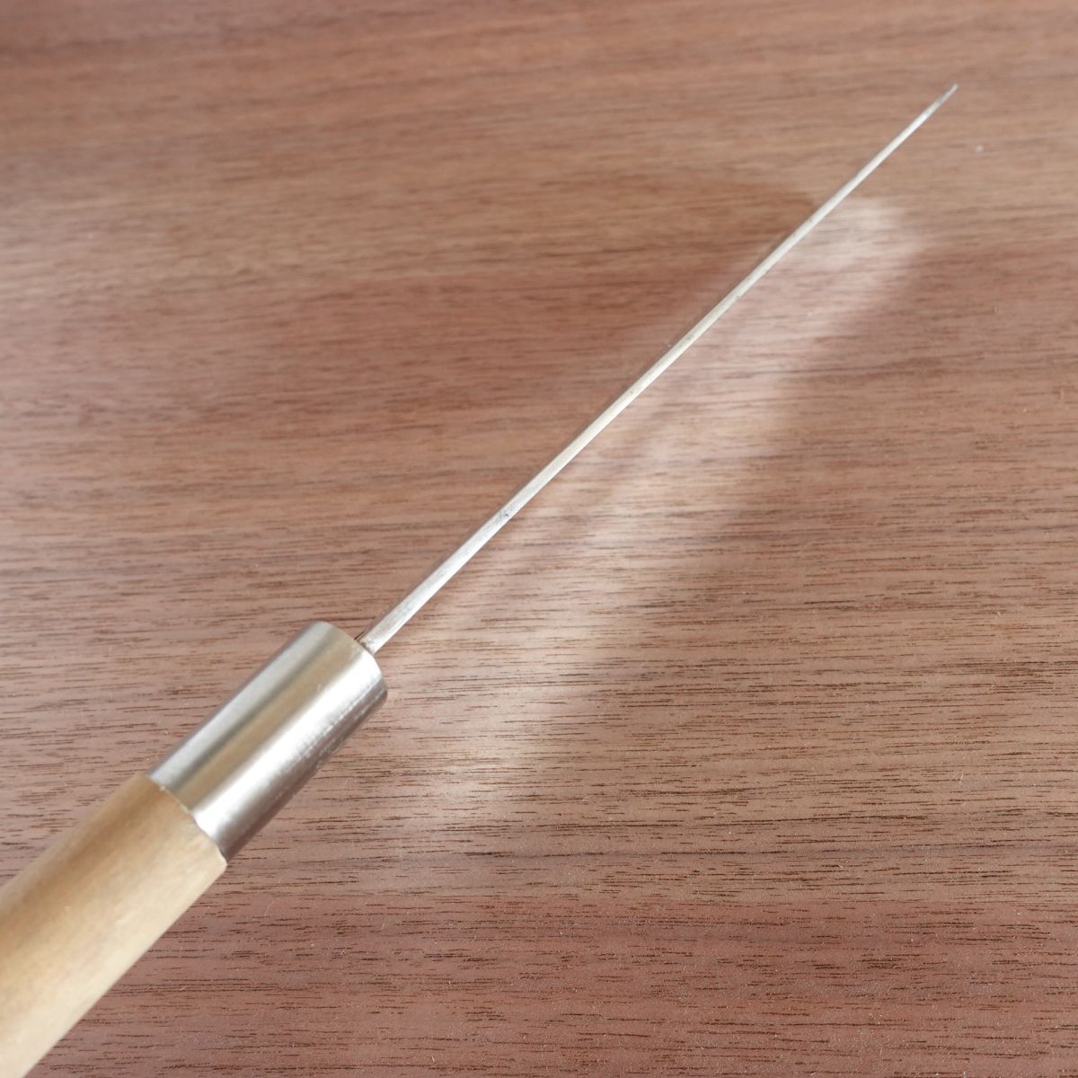 Kaneyasu Nakiri Knife, Sharpened, Hagane, Double-Edged, Vegetable Knife, Large Size, 175mm