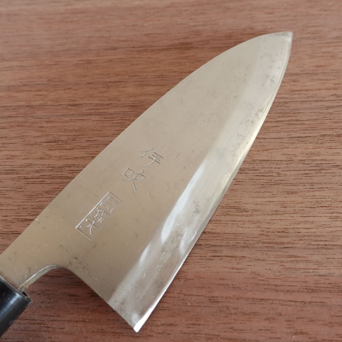 Ibuki Deba Knife, Sharpened, Seki Magoroku, Hagane, KAI, 155mm