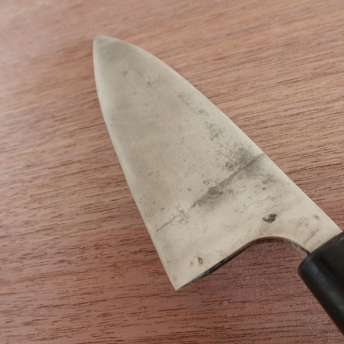 Sakai Takemori Deba Knife, Sharpened, Hagane, Sakai Blade Sticker Remaining, 150mm