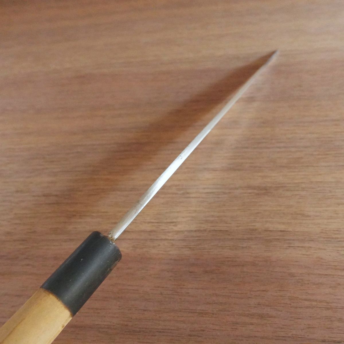 Sakai Shigemitsu Yanagiba Knife, Sharpened, Water Buffalo Handle, Sashimi Knife, 210mm