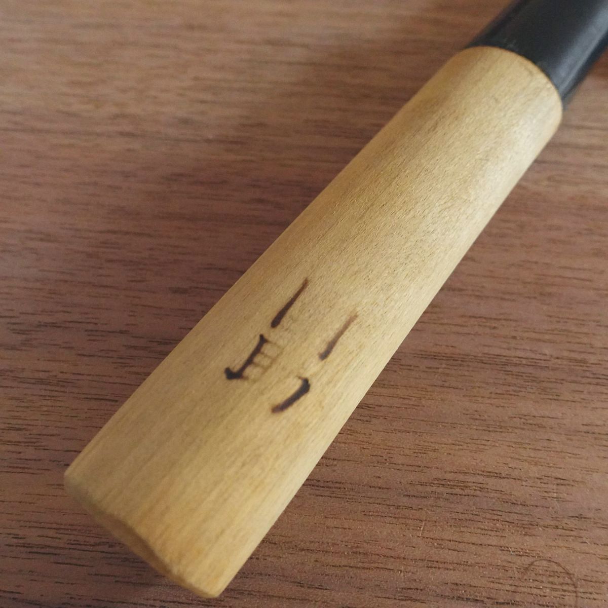 Kunisuke Deba Knife, Sharpened, Kurouchi Finish, 185mm