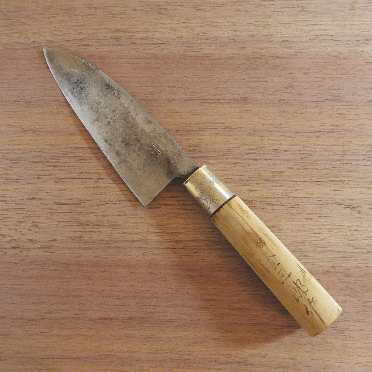 Ryusaburo Deba Knife, Sharpened, Hagane, Single-Edged, Custom Forged, 150mm