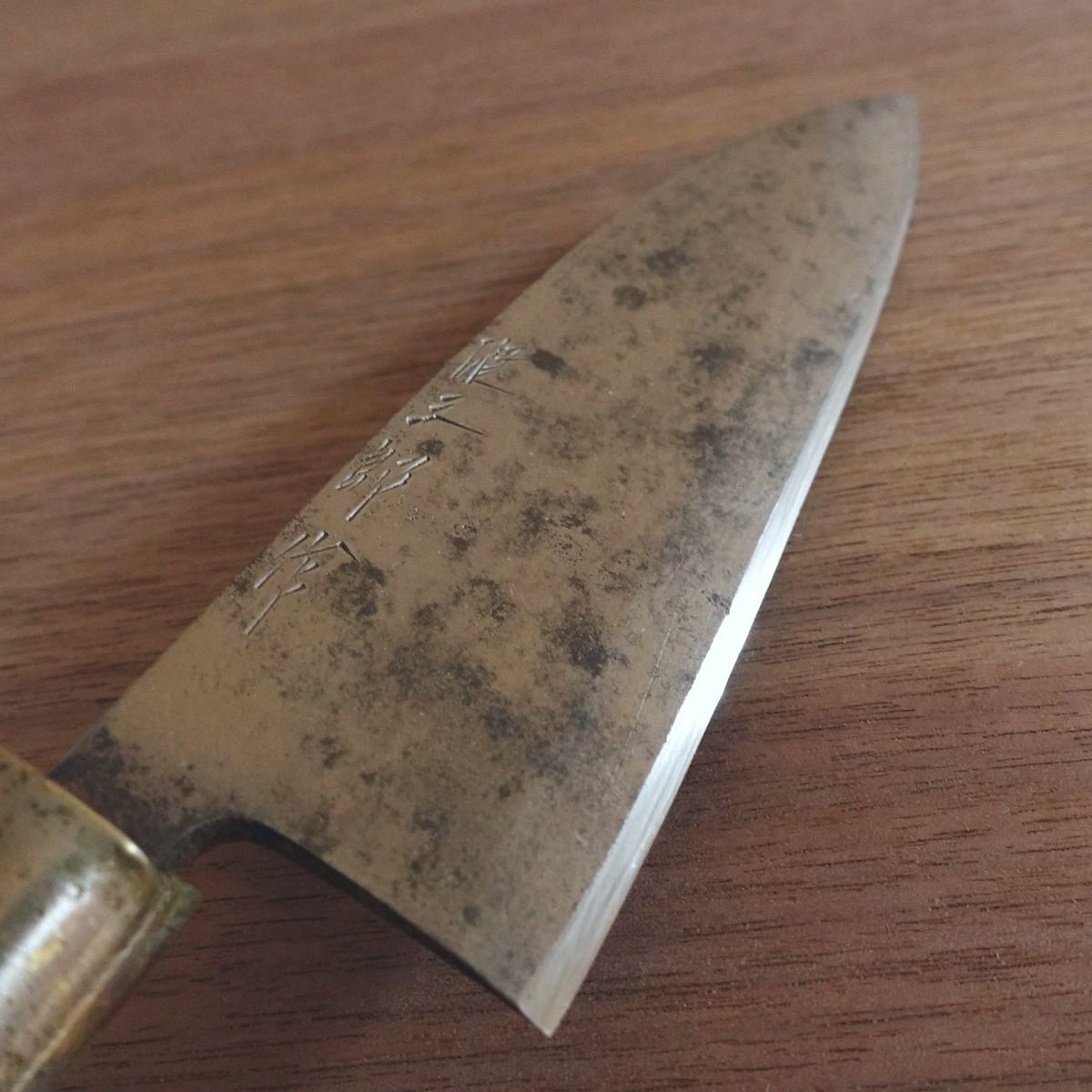 Ryusaburo Deba Knife, Sharpened, Hagane, Single-Edged, Custom Forged, 150mm