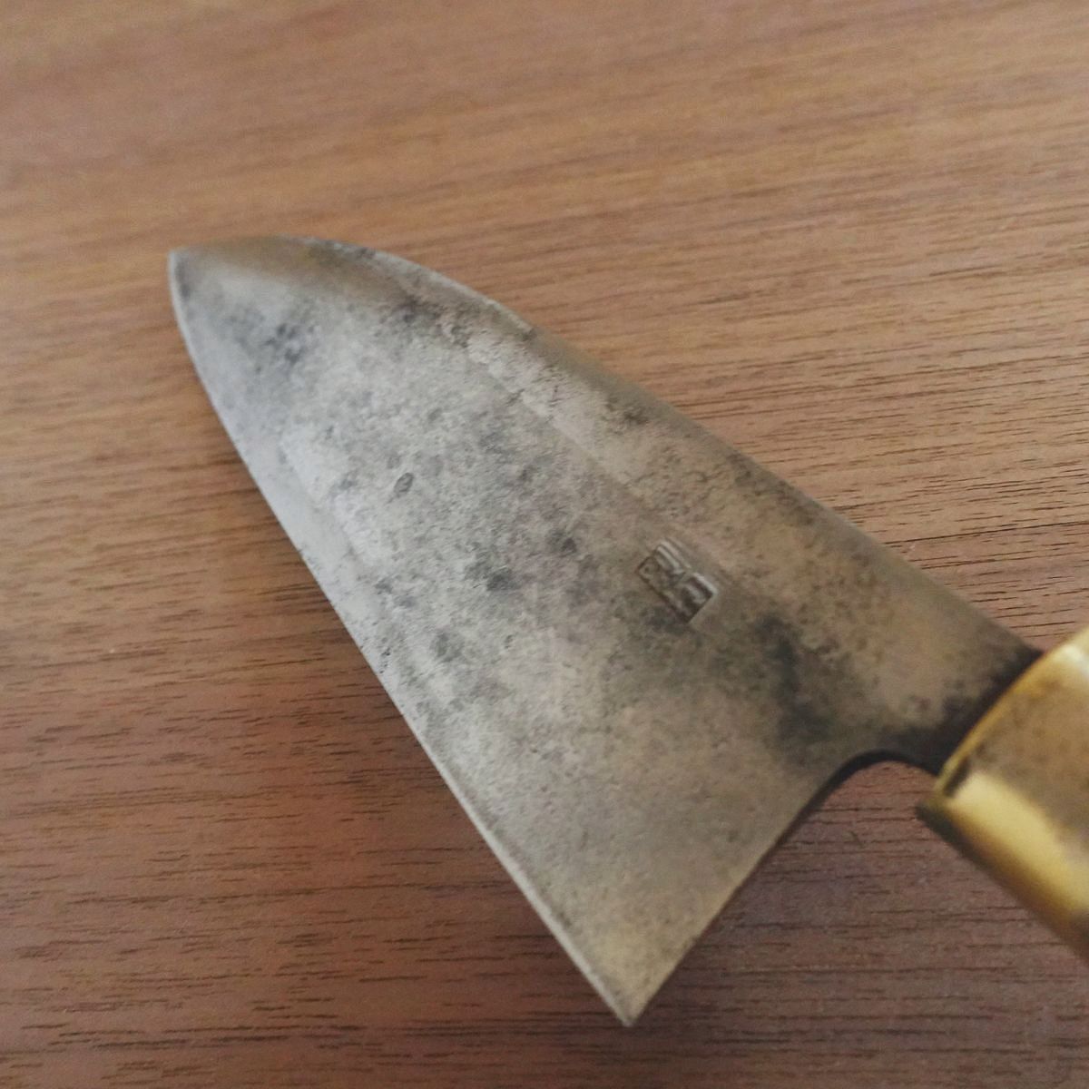 Ryusaburo Deba Knife, Sharpened, Hagane, Single-Edged, Custom Forged, 150mm