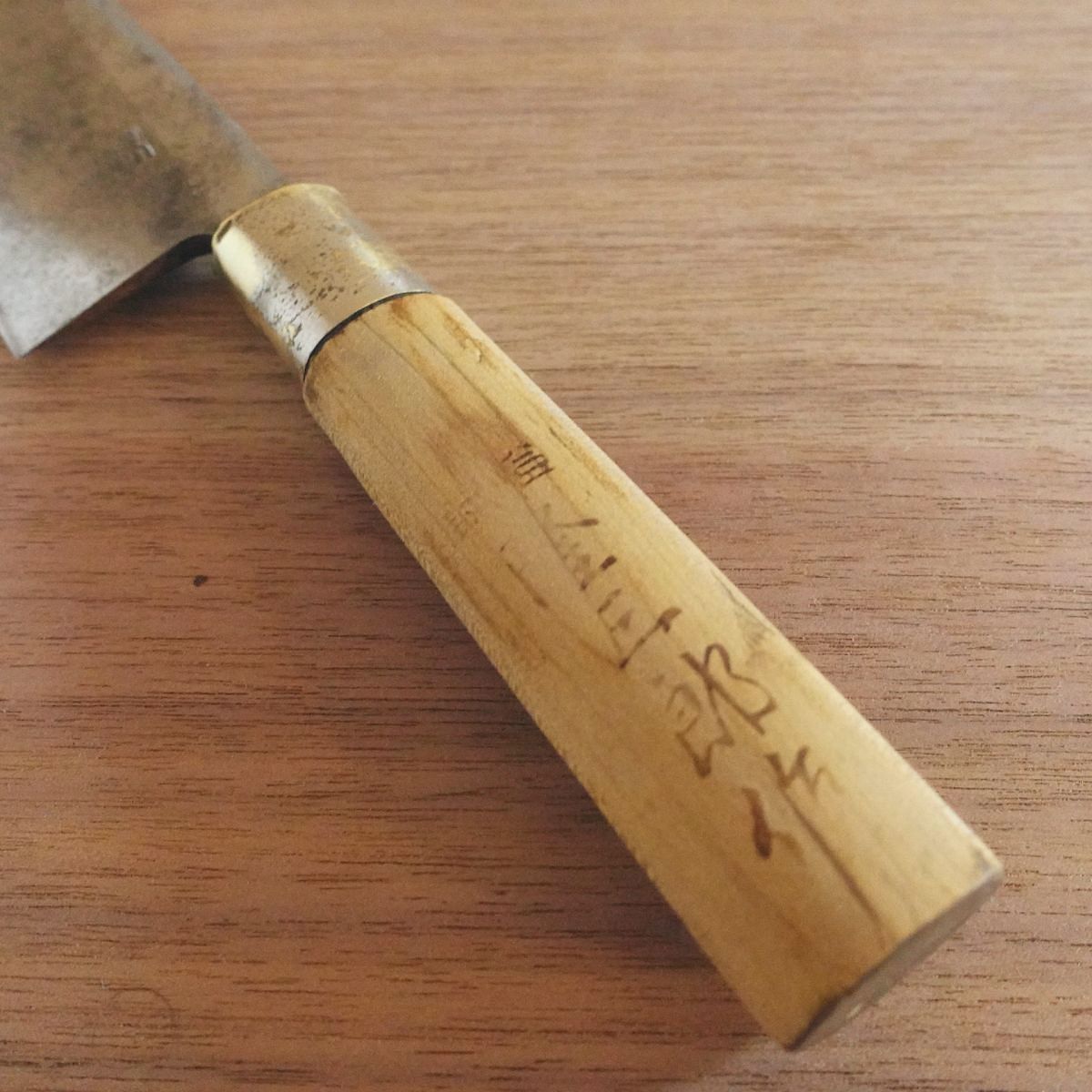 Ryusaburo Deba Knife, Sharpened, Hagane, Single-Edged, Custom Forged, 150mm