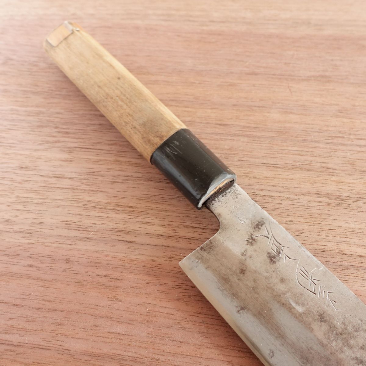 Kikutora Usuba Knife, Sharpened, Hagane, Single-Edged, Vegetable Knife, 180mm
