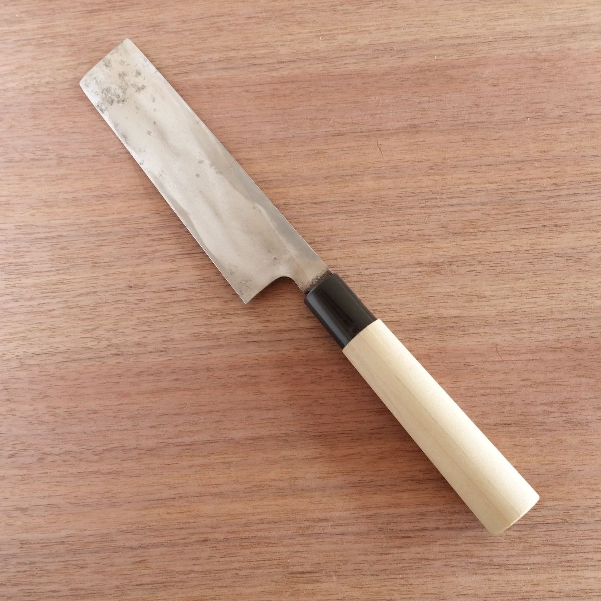 Sakai Hozan Usuba Knife, Sharpened, Single-Edged, Vegetable Knife, Custom Forged, 180mm
