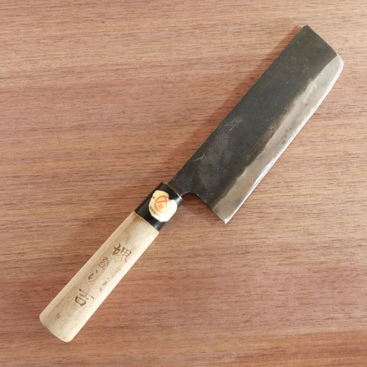 Sakai Genkichi Nakiri Knife, Sharpened, Vegetable Knife, With Sakai Blade Sticker, 165mm