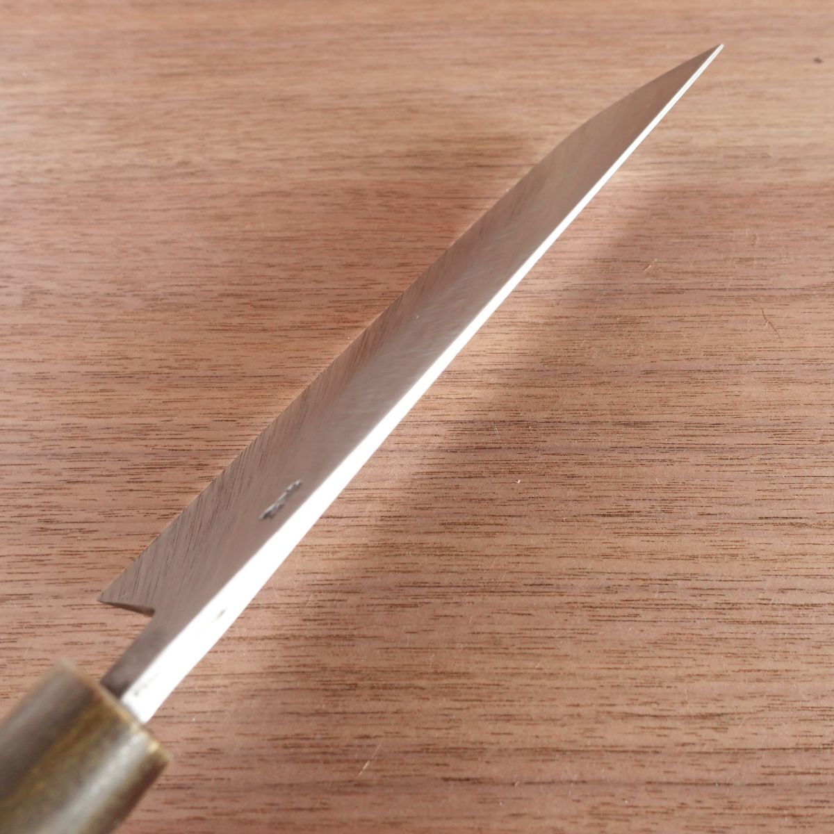 Kireaji no Ie Nakiri Knife, Sharpened, Water Buffalo Handle, Aogami Steel, Yasuki Blue Steel, 170mm