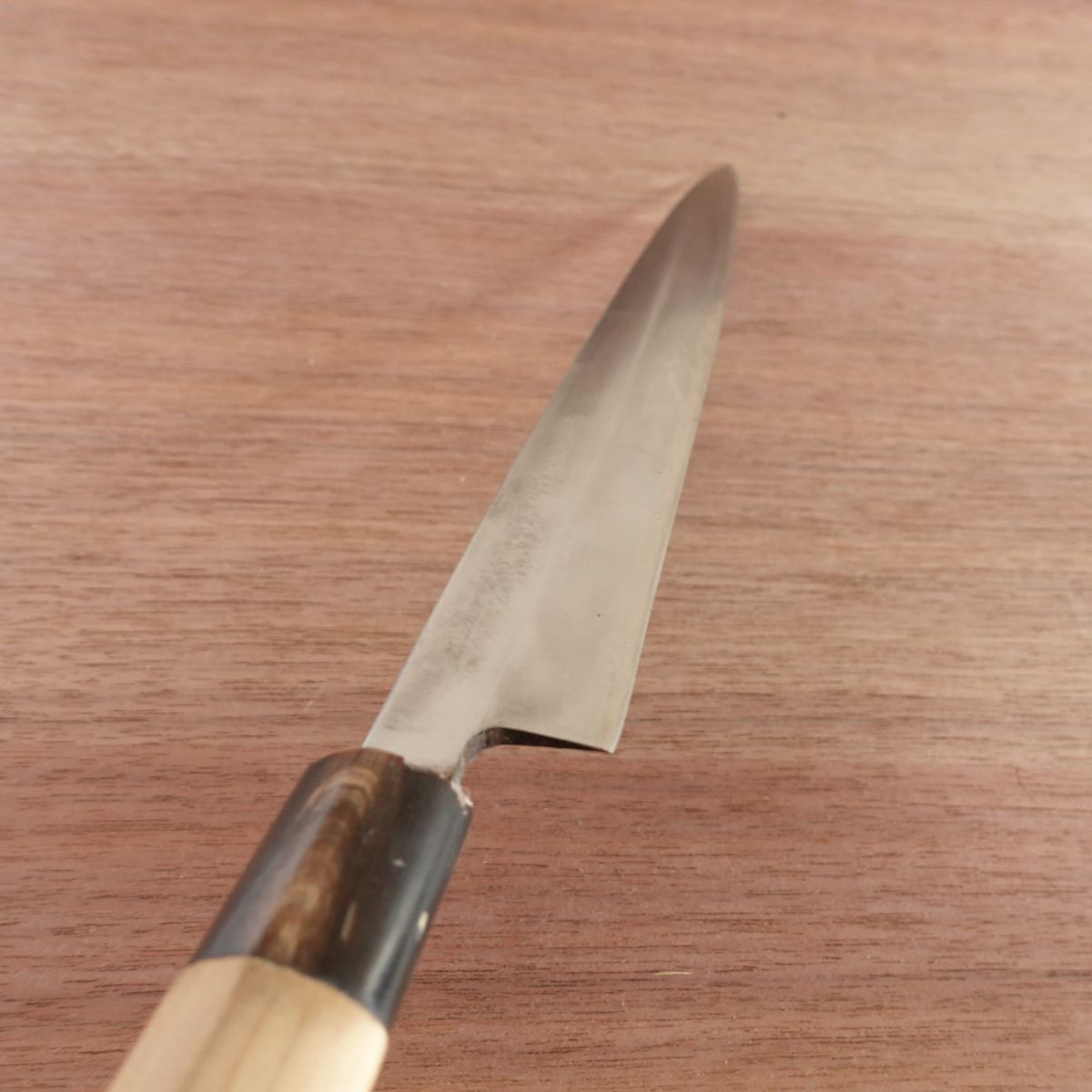 Sakai Sadamune Yanagiba Knife, Sharpened, Water Buffalo Handle, Sashimi Knife, With Sakura Sticker, 240mm