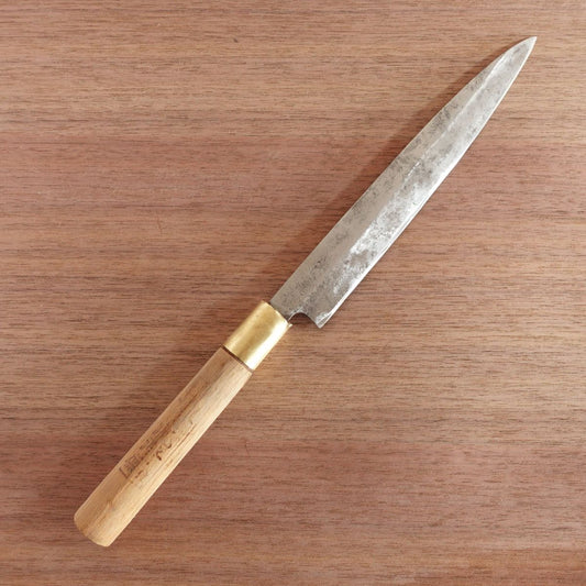 Sakai Masazumi Yanagiba Knife, Sharpened, Sashimi Knife, Faded Engraving, 205mm