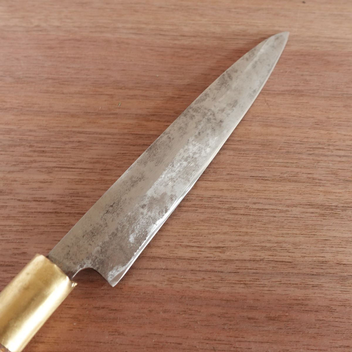 Sakai Masazumi Yanagiba Knife, Sharpened, Sashimi Knife, Faded Engraving, 205mm