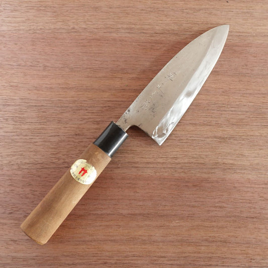 Sakai Masamitsu Deba Knife, Sharpened, With Sakai Blade Sticker, 170mm