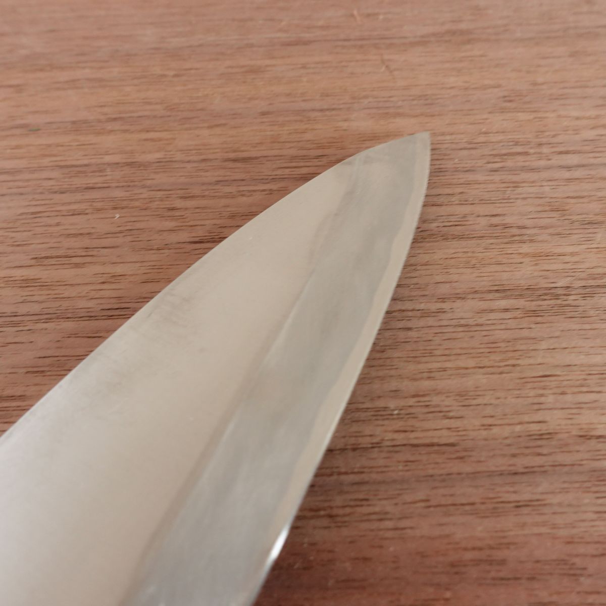 Sakai Sadamune Deba Knife, Sharpened, Water Buffalo Handle, With Sakura Sticker, 165mm