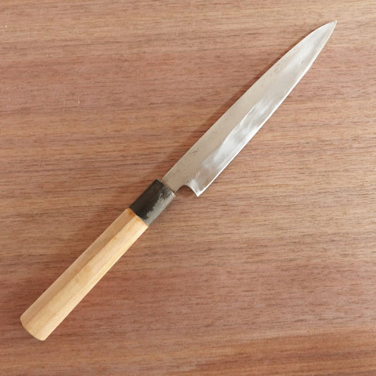 Sakai Tomokuni Yanagiba Knife, Sharpened, Water Buffalo Handle, Premium Sashimi Knife, 180mm